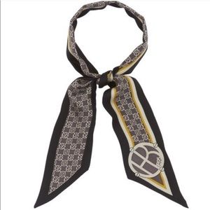 ISO: Black and Yellow Henri Bendel Twilly Scarf